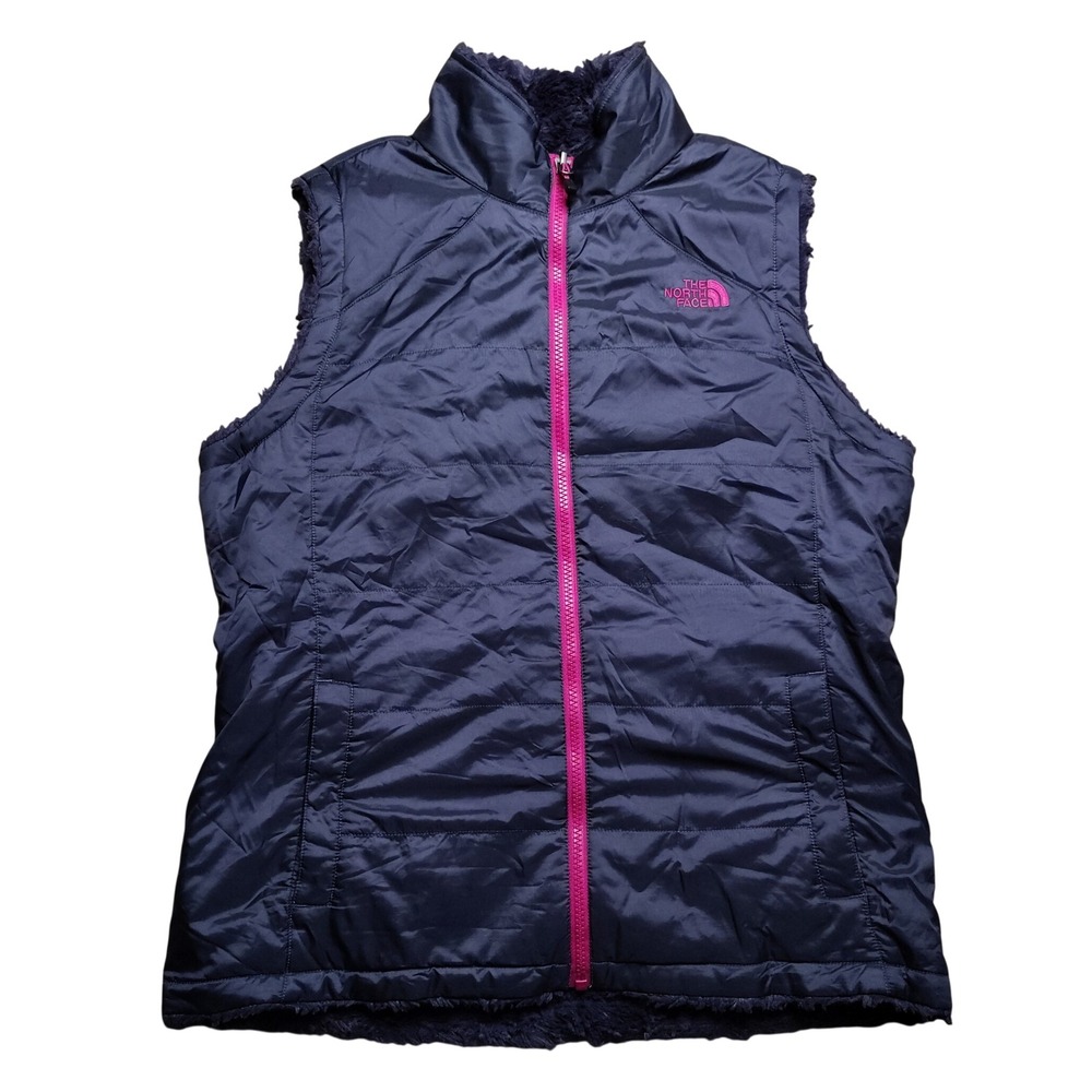 The North Face Purple Mossbud Insulated Reversible Women's Full Zip Vest Medium